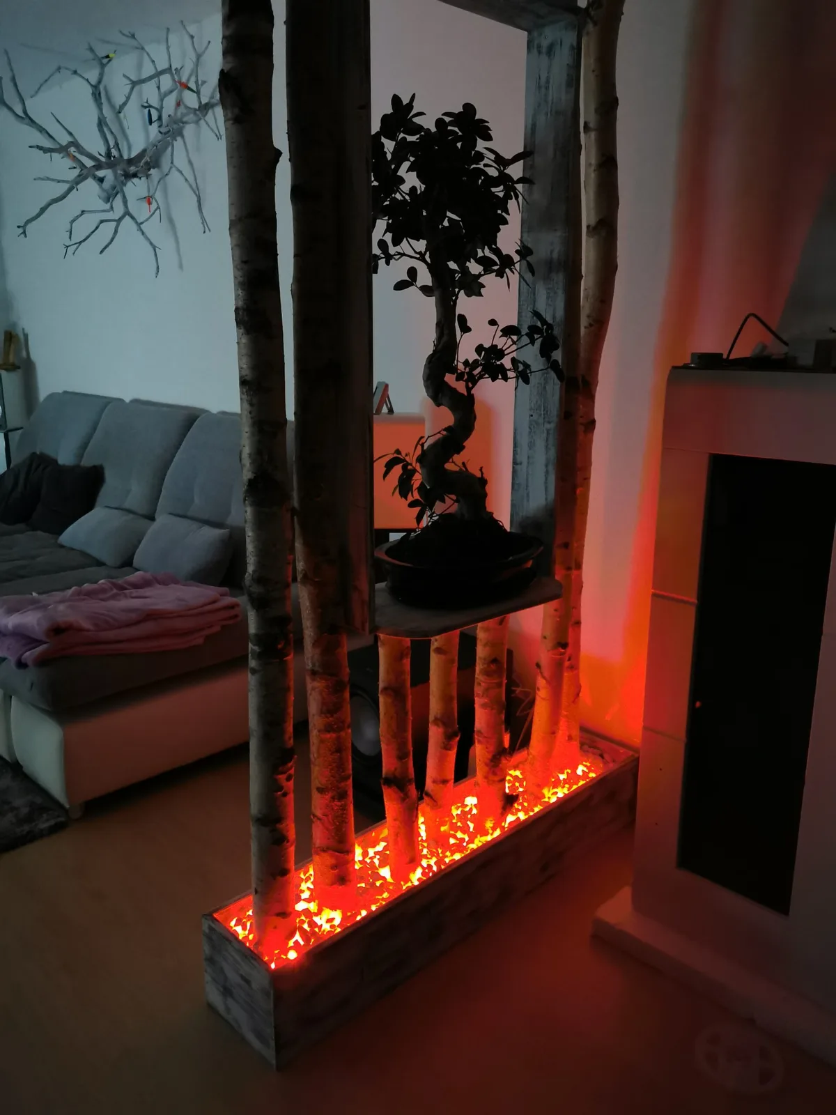 Raumtrennung in Massivholz